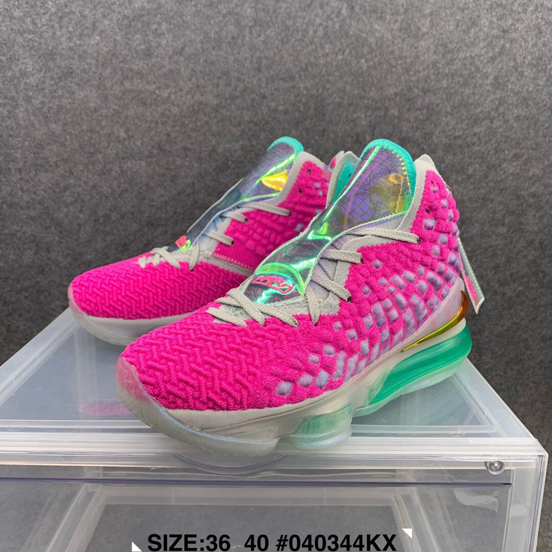 Nike LeBron James 17 Rose Green Shoes For Women
